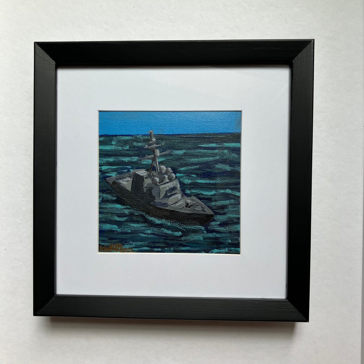 No. 12 | 5"x5" Original Framed Painting