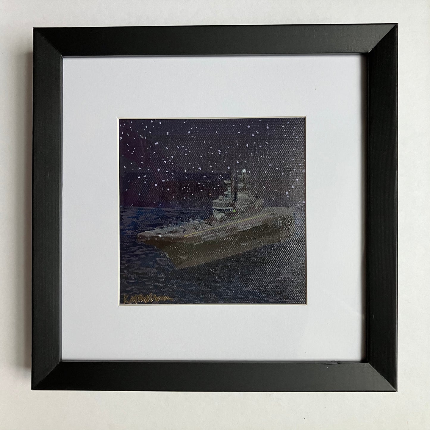 No. 13 | 5"x5" Original Framed Painting