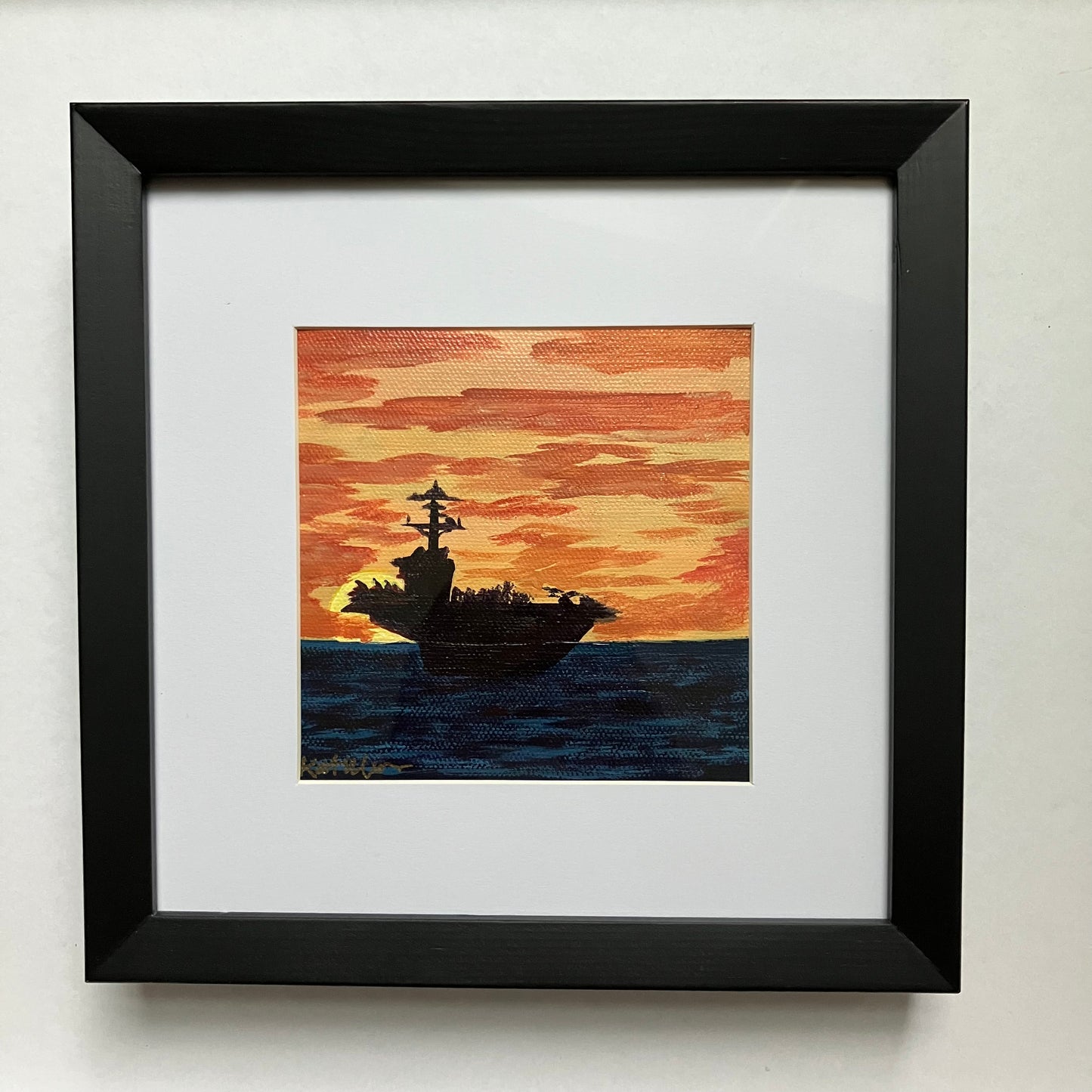 No. 24 | 5"x5" Original Framed Painting