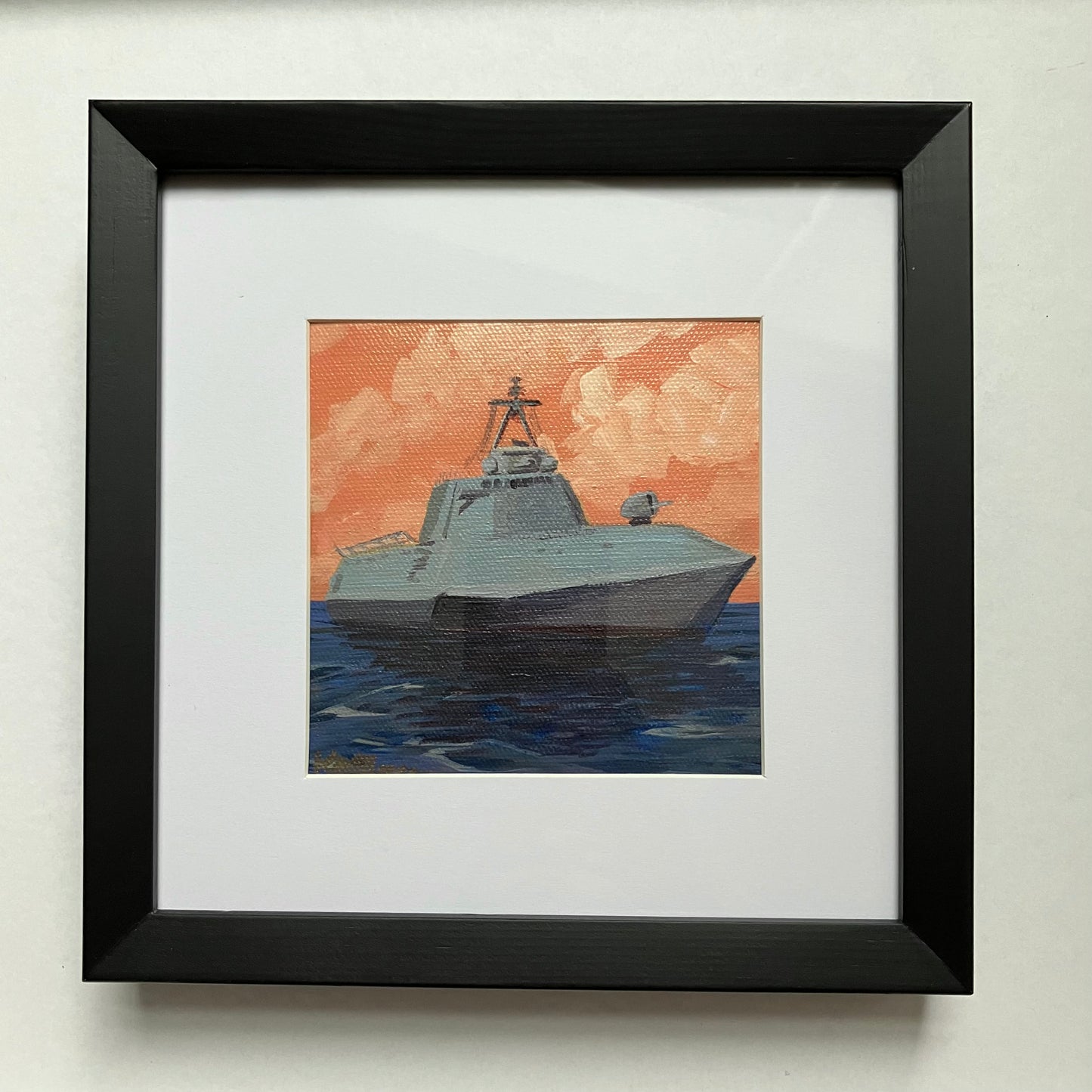 No. 25 | 5"x5" Original Framed Painting