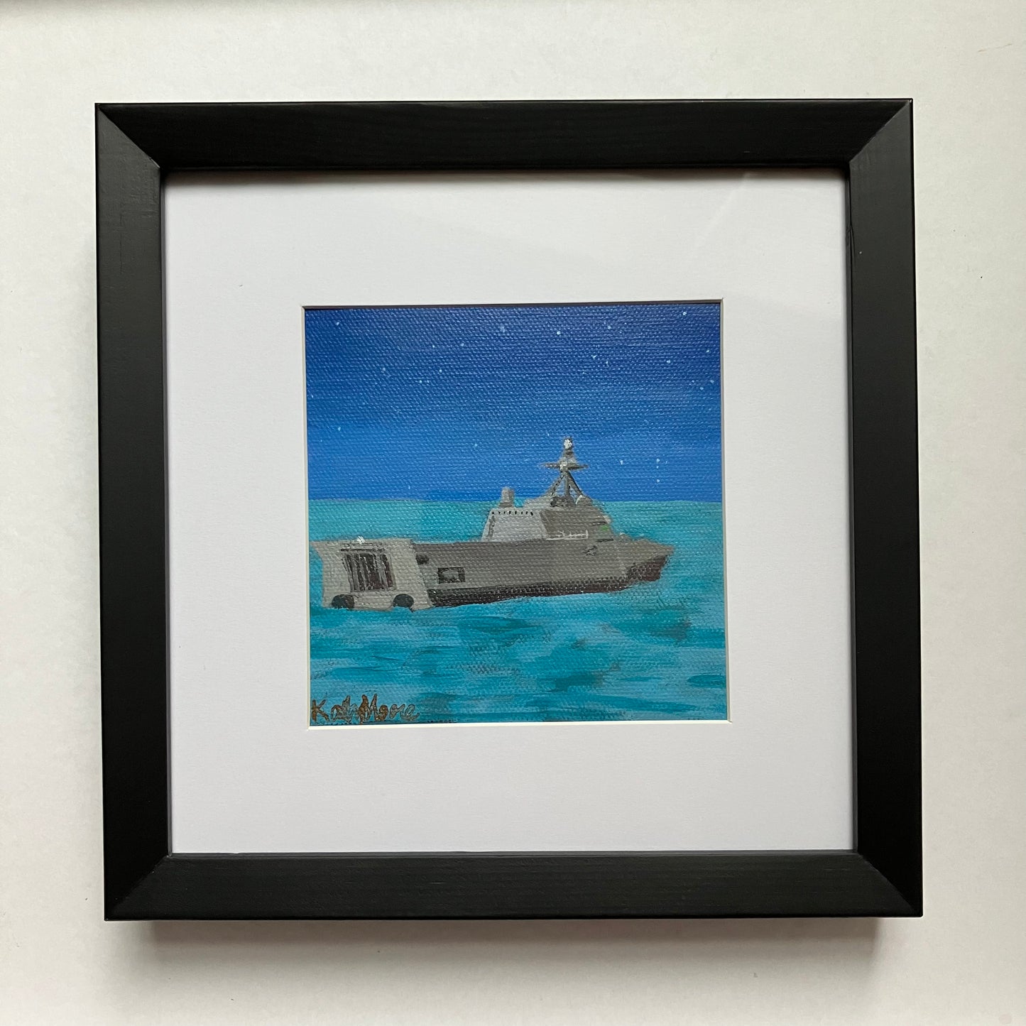 No. 28 | 5"x5" Original Framed Painting