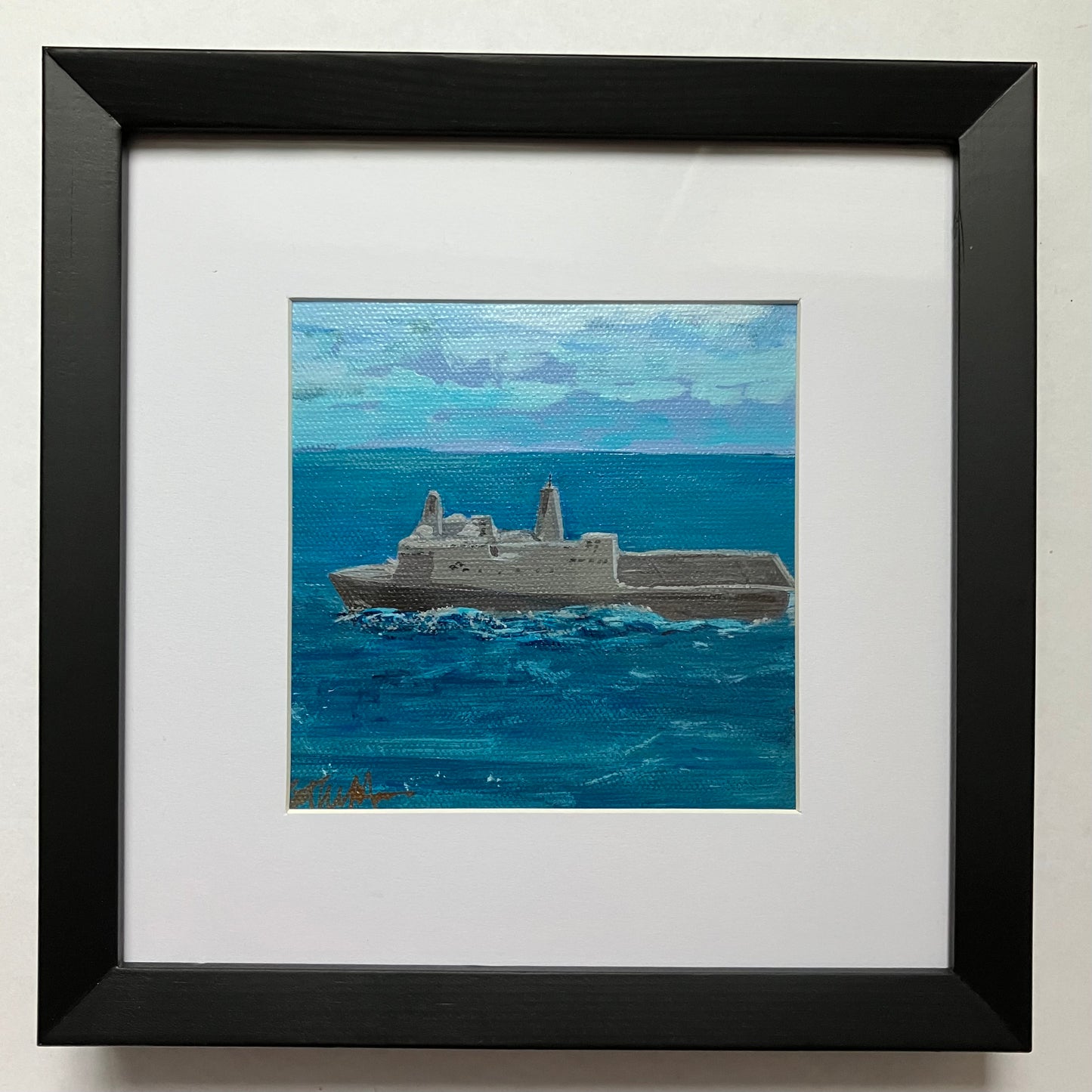 No. 34 | 5"x5" Original Framed Painting