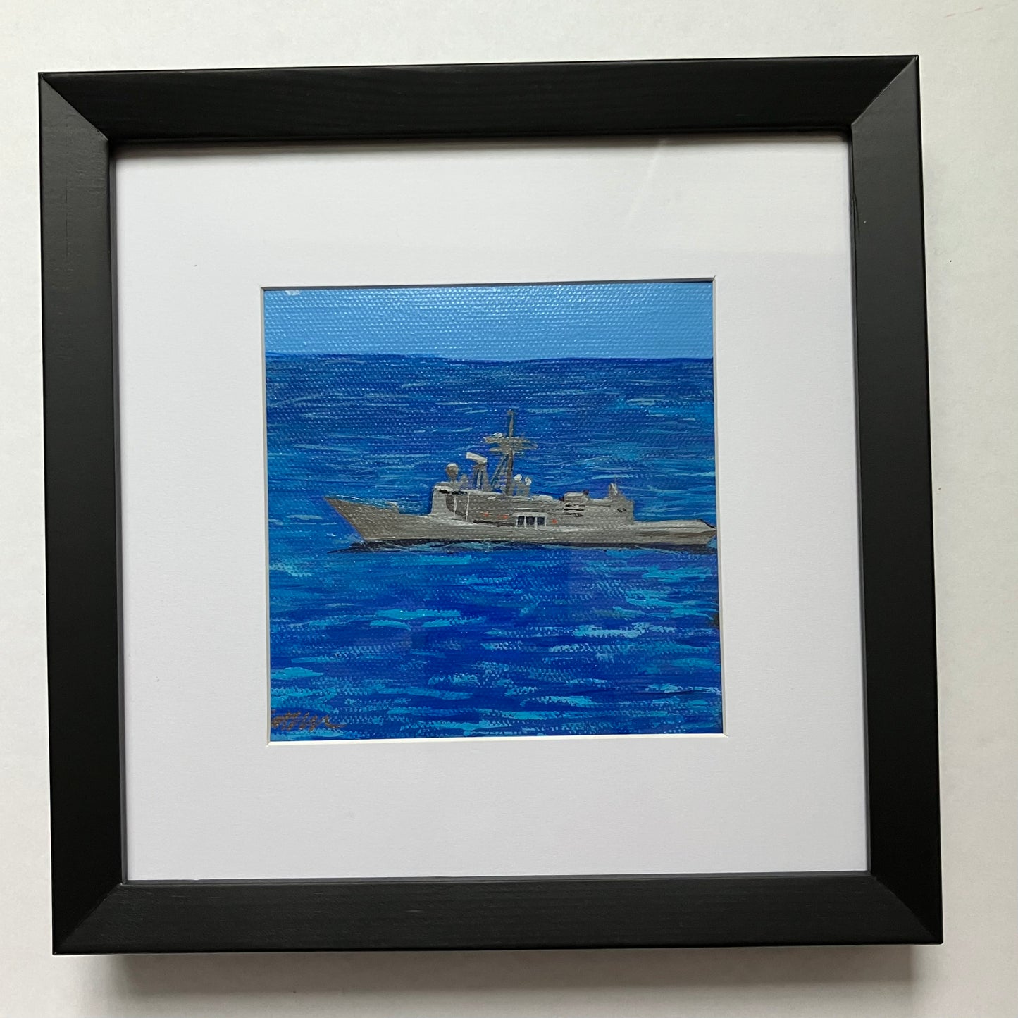 No. 37 | 5"x5" Original Framed Painting