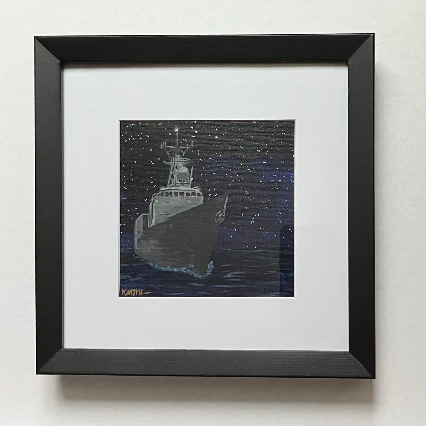 No. 41 | 5"x5" Original Framed Painting