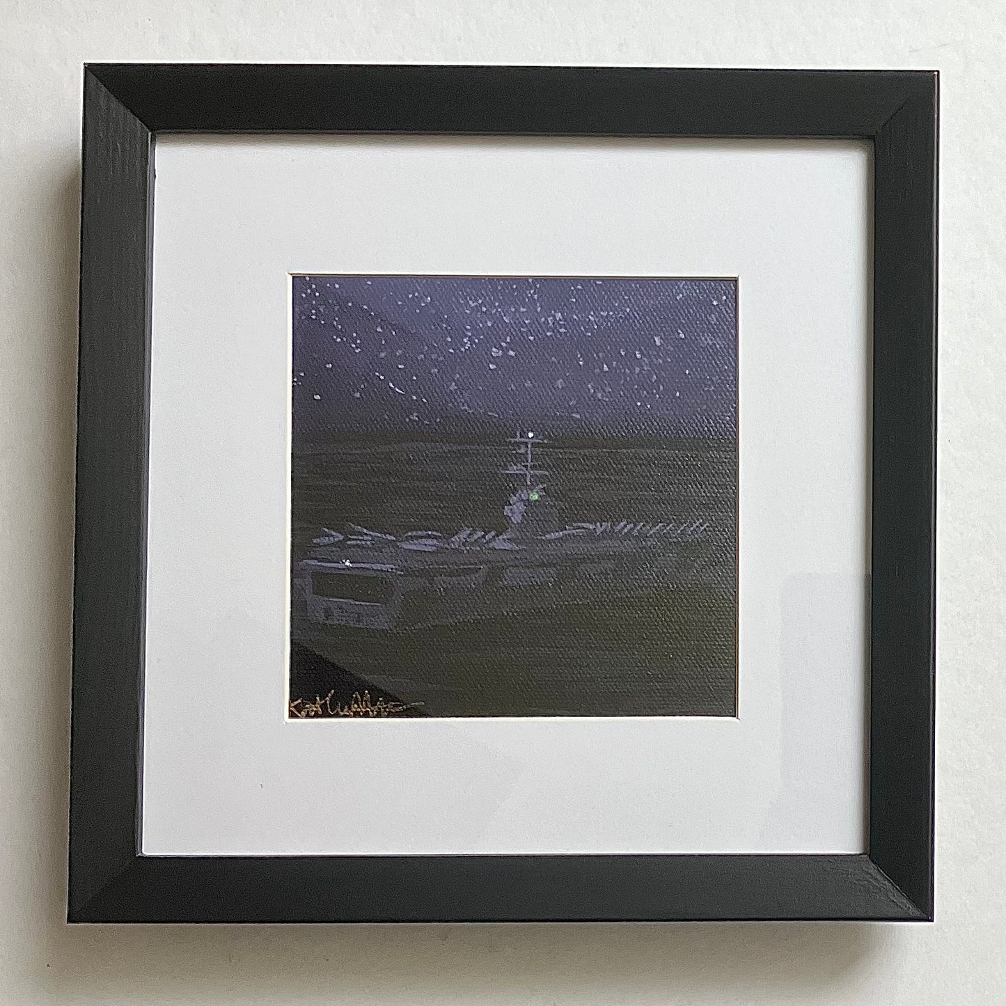 No. 19 | 5"x5" Original Framed Painting