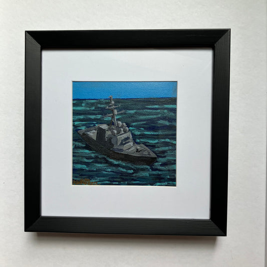 No. 12 | 5"x5" Original Framed Painting
