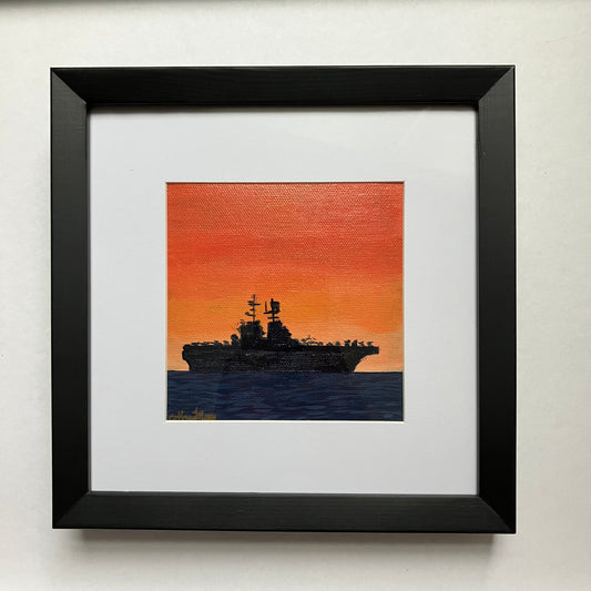 No. 17 | 5"x5" Original Framed Painting
