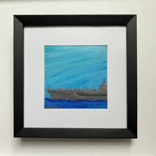 No. 21 | 5"x5" Original Framed Painting