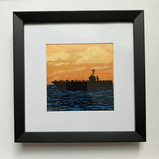 No. 23 | 5"x5" Original Framed Painting