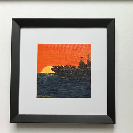 No. 18 | 5"x5" Original Framed Painting