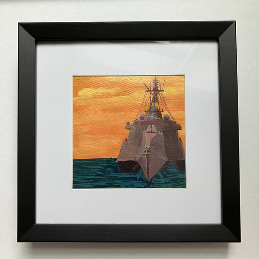 No. 27 | 5"x5" Original Framed Painting