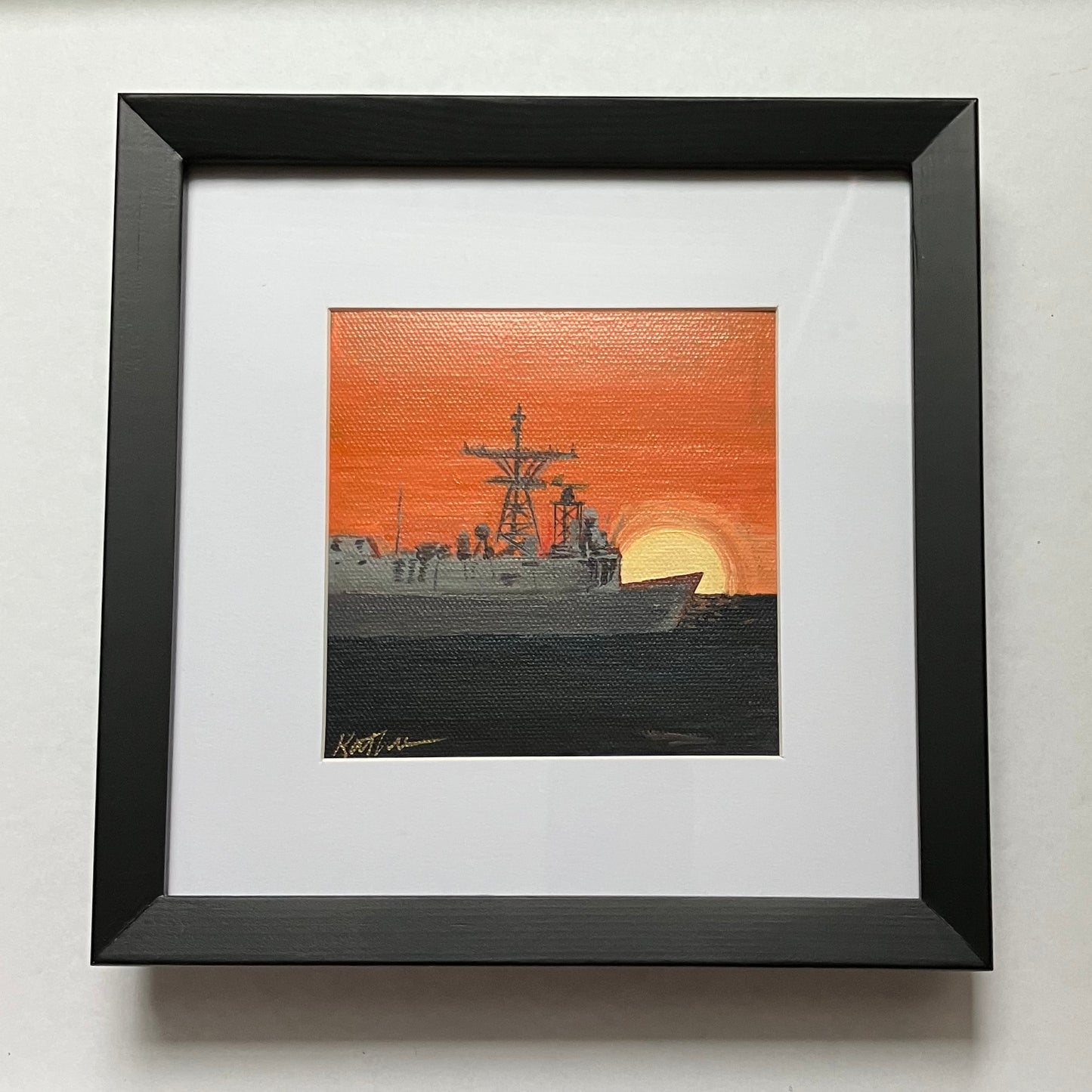 No. 38 | 5"x5" Original Framed Painting