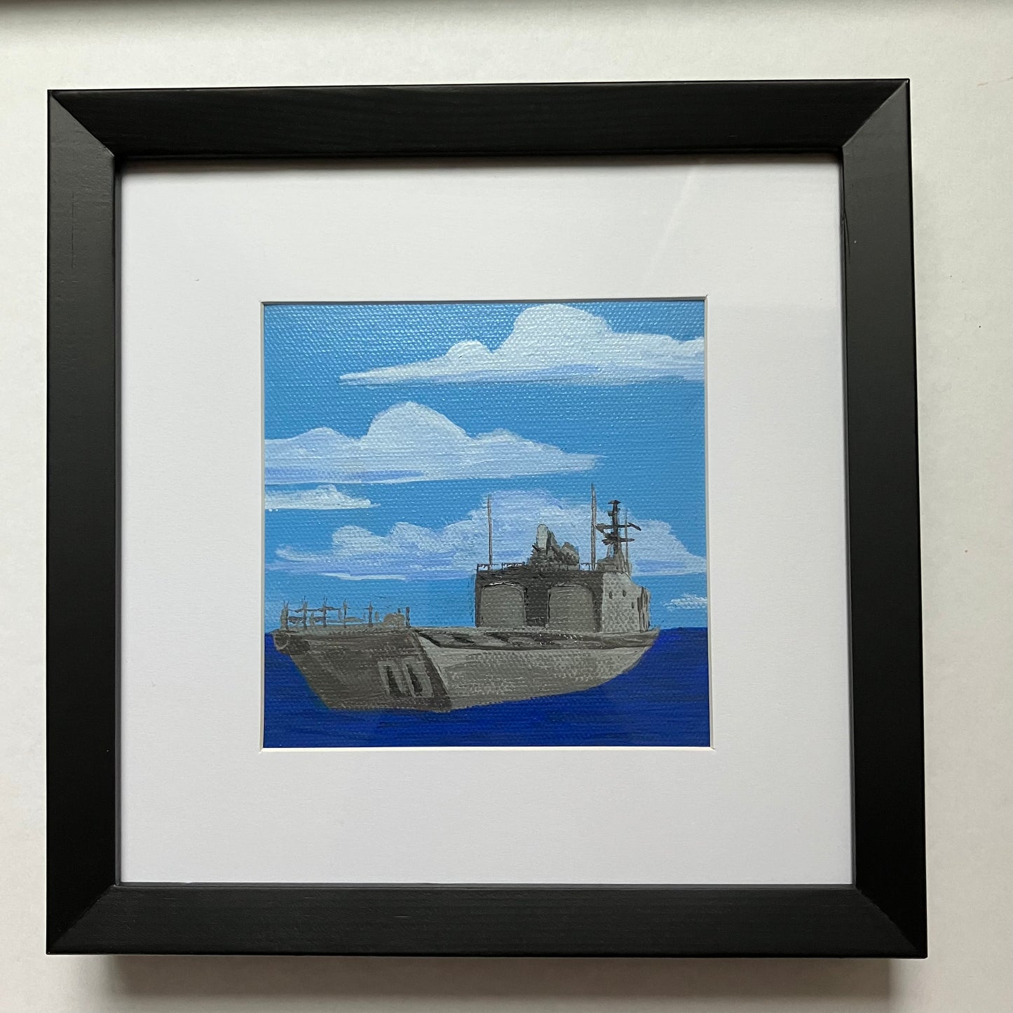 No. 40 | 5"x5" Original Framed Painting